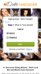Mobile Screenshot of datevancouver.ca